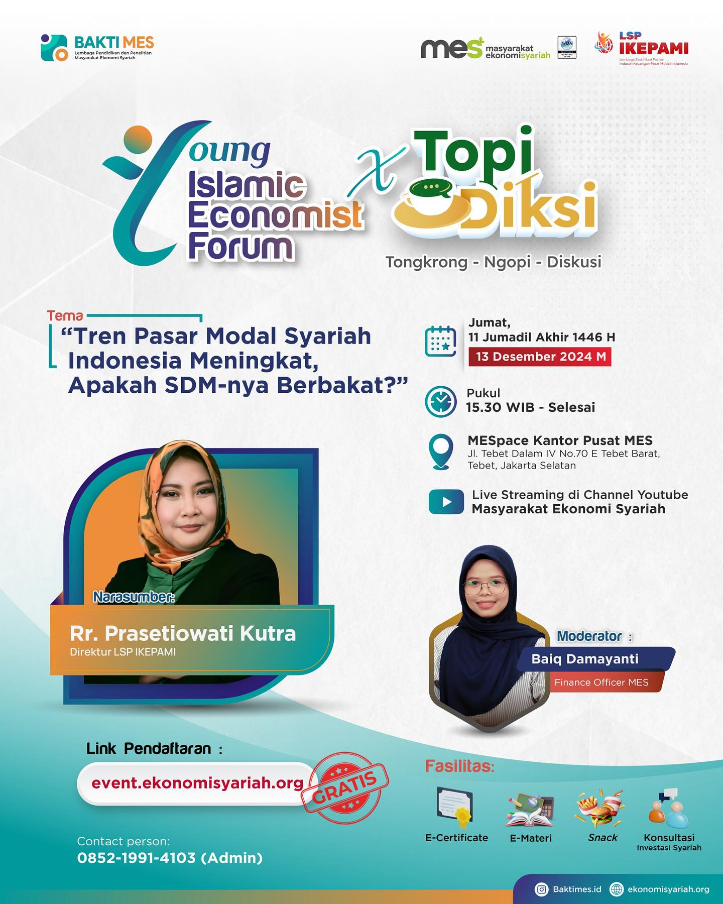 Young Islamic Economist Forum (YIEF) x Topi Diksi