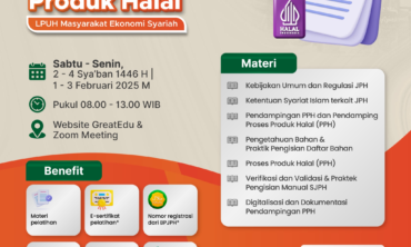 Pelatihan Pendamping Proses Produk Halal