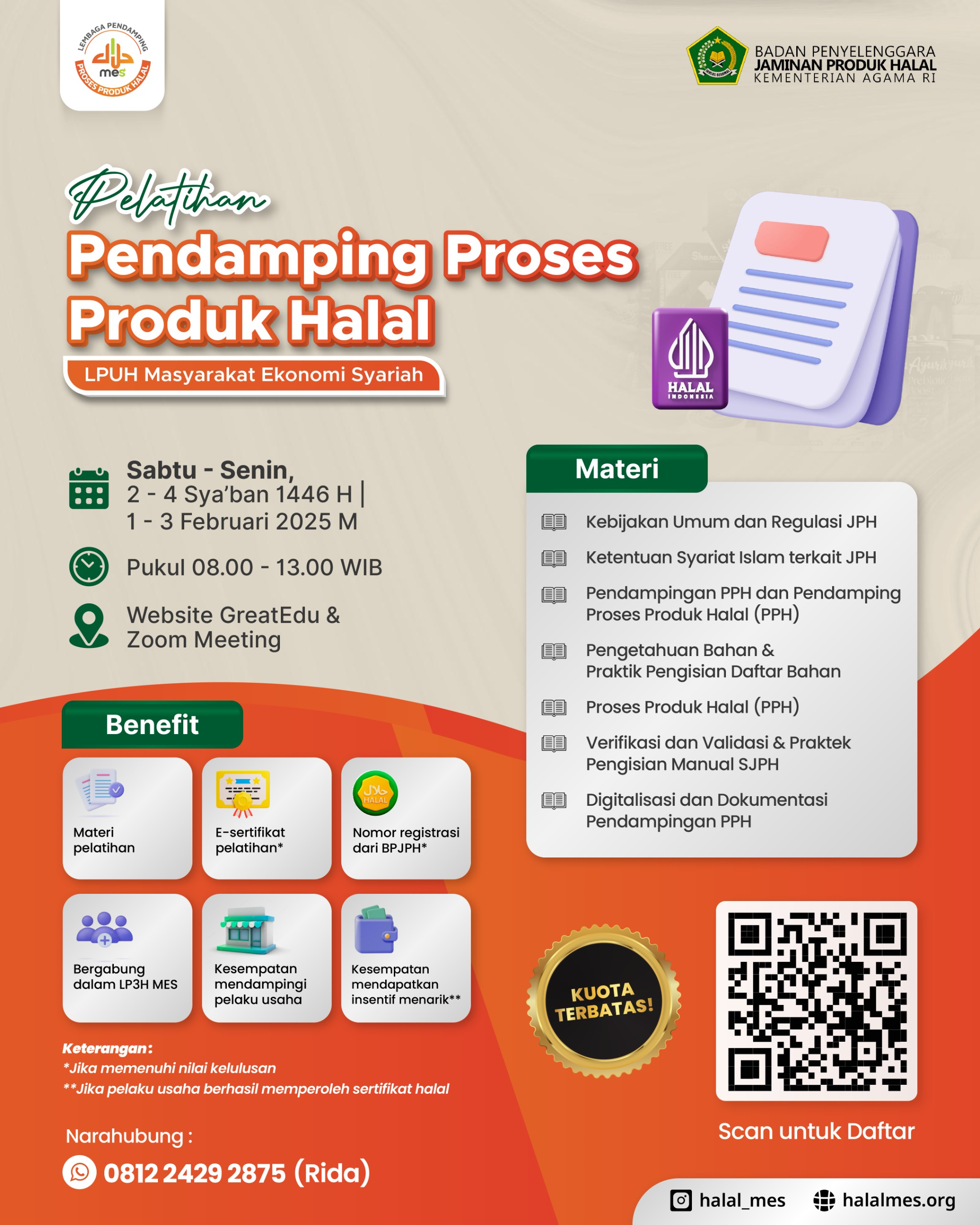 Pelatihan Pendamping Proses Produk Halal