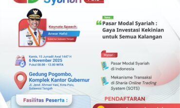 Roadshow Pasar Modal Syariah Chapter Palu